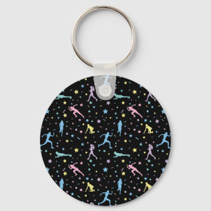Girls Cross Country, Track Field, Marathon Runner Key Ring