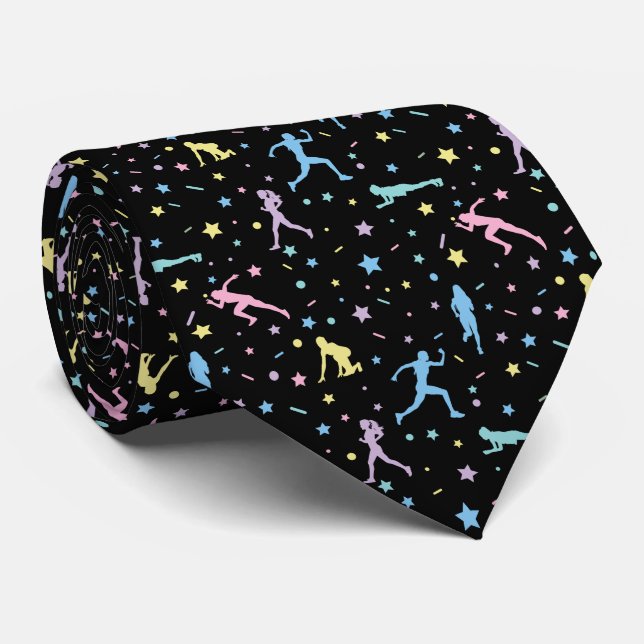 Girls Cross Country, Track Field, Marathon Runner Tie (Rolled)