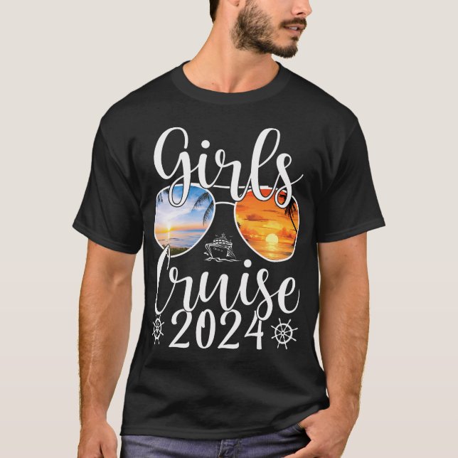 Girls Cruise 2024 Girls Cruise Trip 2024 Vacation  T-Shirt (Front)