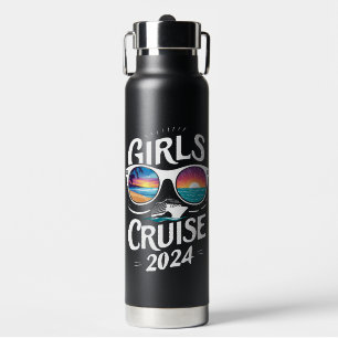 Girls Cruise Trip 2024 Vacation Lovers Water Bottle