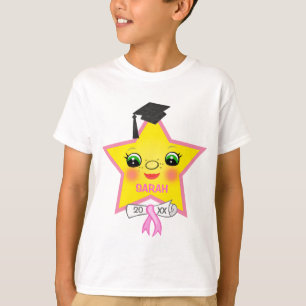 Girl's Custom Graduation Star T-Shirt