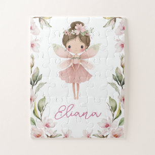 Girls Custom Name Personalised Fairy Puzzle