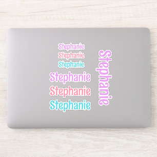 Girls Custom Name Vinyl Decals Personalised Kids