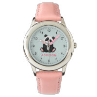 Girls Cute and Minimalist Panda Bear Kids