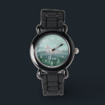 Girls Cute Blue Under the Sea Ocean Seal Watch<br><div class="desc">This cute kids watch design features an ocean seal illustration with fish, seaweed, and a blue sea wave background. There is also space on the watch to add you own customisation: a name in whimsical typography. The perfect under the sea gift for any child or ocean enthusiast, great for your...</div>