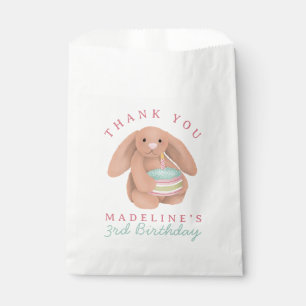 Girls Cute Bunny Girls Whimsical Birthday Favour Bags