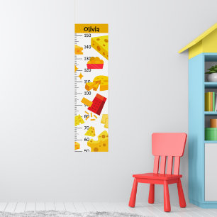 Girls Cute Cheese Growth Chart Metric