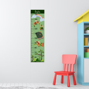 Girls Cute Fairy Growth Chart Metric