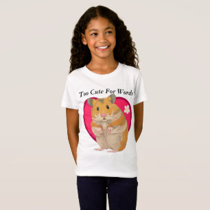 Girls Cute Hamster T Shirt