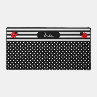 Girls Cute Lady Bugs Desk Mats & Pads