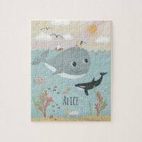 Girls Cute Ocean Orca and Whale Kids