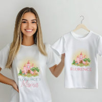 Girls Cute Pink Princess Castle Mama