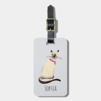 Girls Cute Seal Point Siamese Cat Name Kids