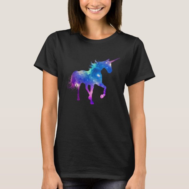 Girls cute unicorn ladies T-Shirt (Front)