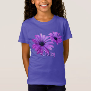 Girl's Daisy T-shirt Personalise Daisy Kid's Shirt