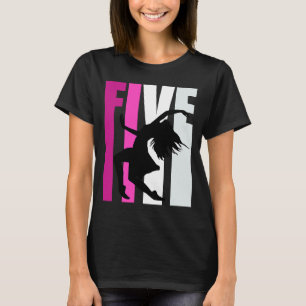 Girls Dance Birthday 5th Dancer Queen Expressive D T-Shirt