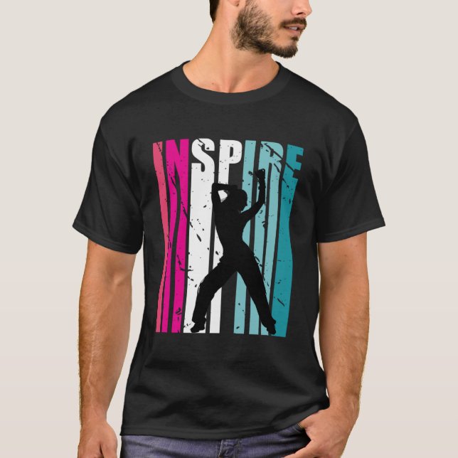 Girls Dance Inspire Coach Retro Dancers T-Shirt (Front)