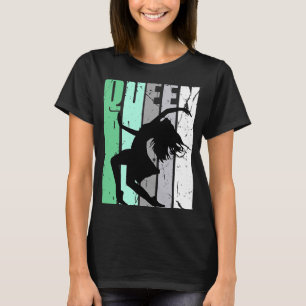 Girls Dance Queen Dancer Retro Graphic Motivate T-Shirt