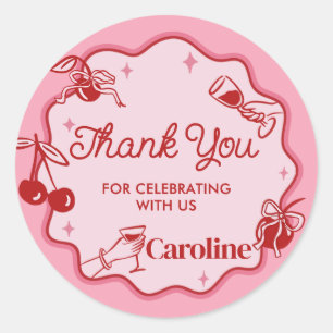 Girls Dirty Thirty Birthday Sticker