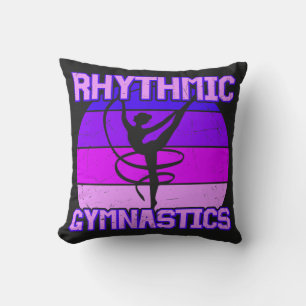Girls Distressed Rhythmic Gymnastics Cushion