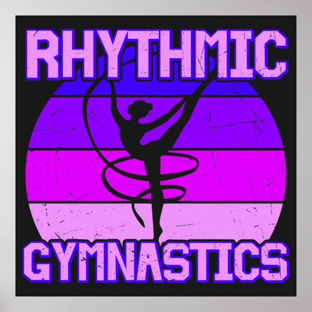 Girls Distressed Rhythmic Gymnastics    Poster (Front)