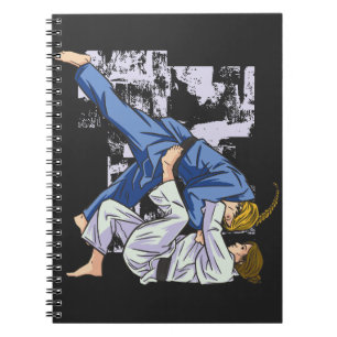  girls do judo sport notebook