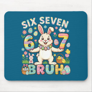 Girls Easter Day Bruh 67 Meme Mouse Mat
