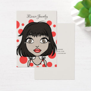 Girls Face Earring Background Craft