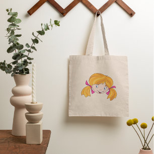 Girls Face Tote Bag