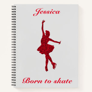 Girls Figure Skating Notebook