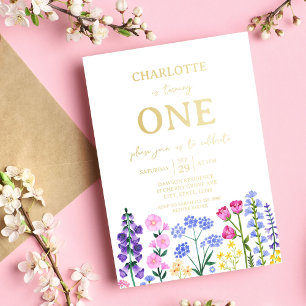 Girl's First Birthday Wildflower Garden Party