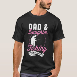 Girls Fishing Kids Fish Dad Daughter Matching Fish T-Shirt