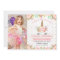 Girls Floral Unicorn Birthday Invitation