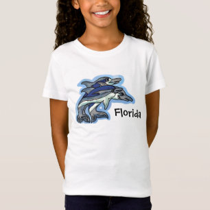 Girls Florida dolphin tee