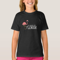 Girl's Florida The Sunshine State Pink Flamingo