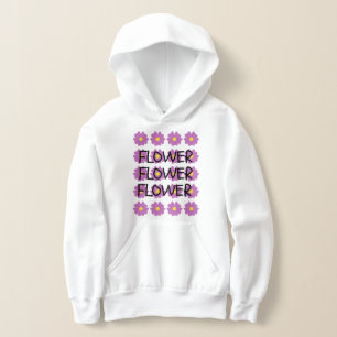 Girls Flowers hoodie 