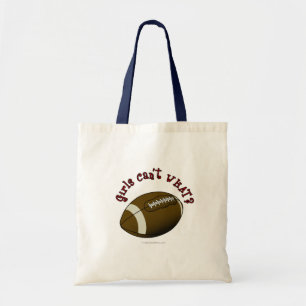 Girls Football - Red Tote Bag