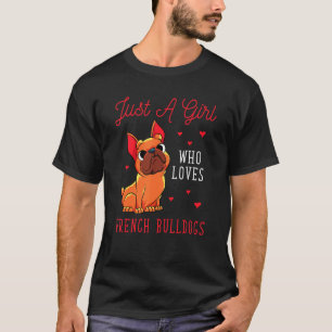 Girls Frenchie French Bulldog T-Shirt