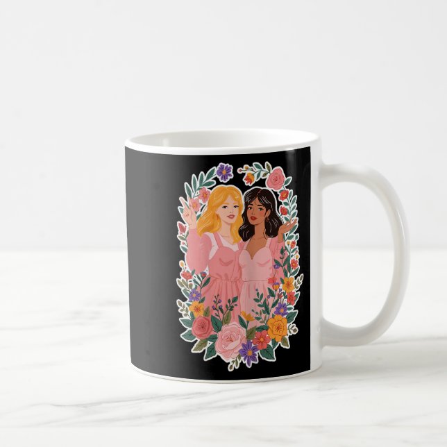 Girls Friendship Bloom Ies Sisterhood Together Lau Coffee Mug (Right)