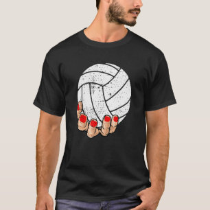 Girls Funny Volleyball T-Shirt