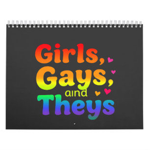 Girls, Gays, and They’s LGBT Pride Month Inclusion Calendar