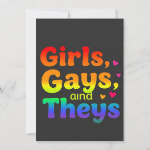 Girls, Gays, and They’s LGBT Pride Month Inclusion Holiday Card