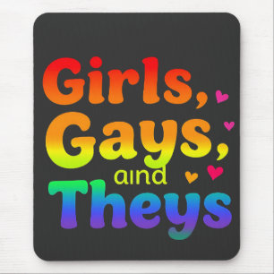 Girls, Gays, and They’s LGBT Pride Month Inclusion Mouse Mat