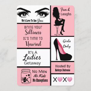 Girls Getaway Invitation