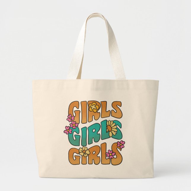 Girls Girls Girls Tote Bag  (Front)