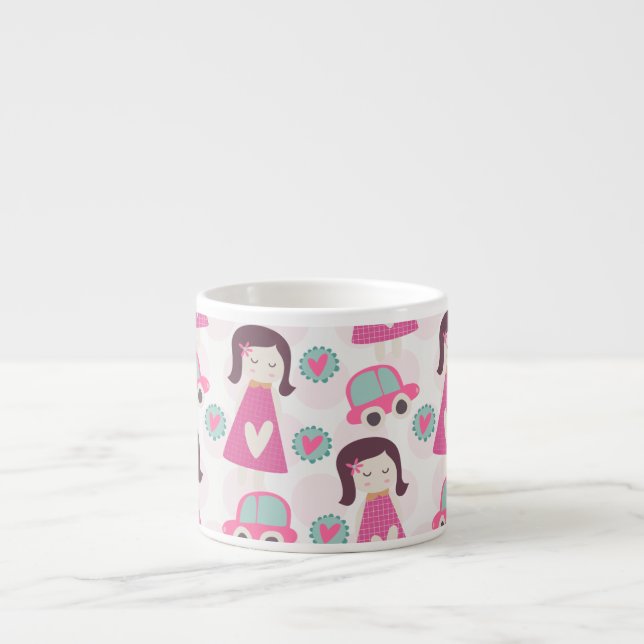 Girls Going Places Espresso Cup (Front)