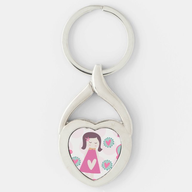 Girls Going Places Key Ring (Front)