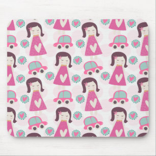 Girls Going Places Mouse Mat