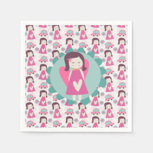 Girls Going Places Napkin