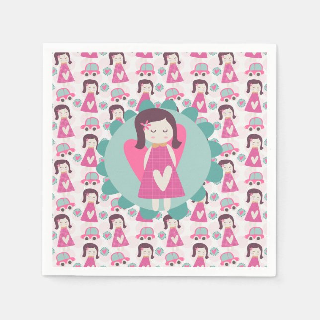 Girls Going Places Napkin (Front)